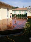 finish tigerwood deck