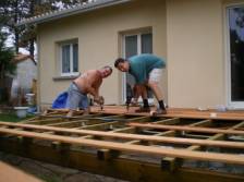 laying deck tigerwood