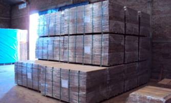 hardwood flooring wrapped